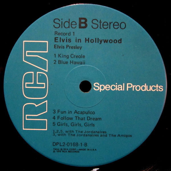 Elvis Presley : Elvis In Hollywood (2xLP, Comp)