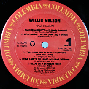 Willie Nelson : Half Nelson (LP, Album, Comp)