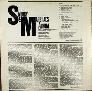 Snooky Young, Marshal Royal*, Freddie Green, Ross Tompkins, Ray Brown, Louie Bellson* Special Guest Scat Man Crothers* : Snooky & Marshal's Album (LP, Album)