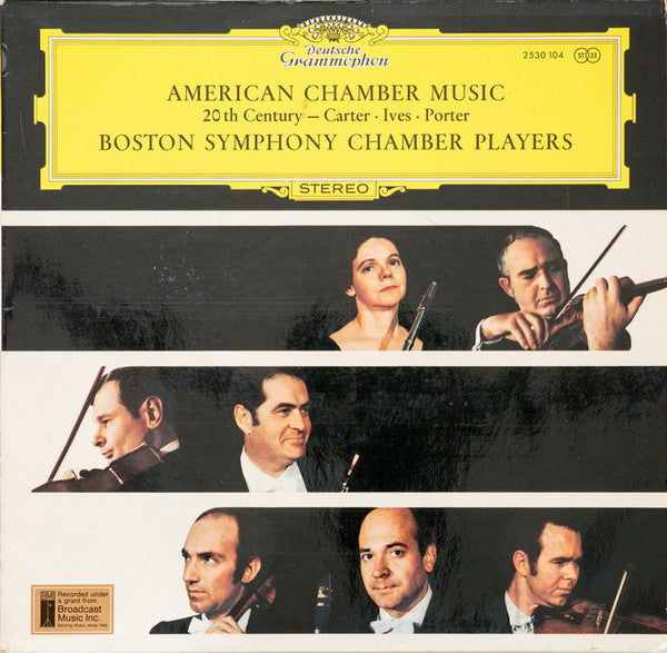 Carter* • Ives* • Porter* - Boston Symphony Chamber Players : American Chamber Music (20th Century) (LP)