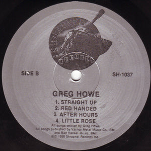 Greg Howe : Greg Howe (LP, Album)