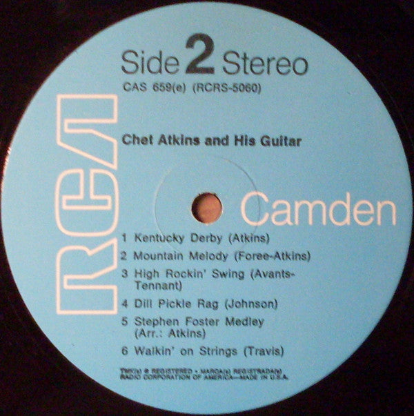 Chet Atkins : Chet Atkins And His Guitar (LP, Album, RE)
