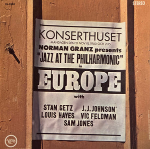 Stan Getz / J. J. Johnson* / Vic Feldman* / Sam Jones : Jazz At The Philharmonic In Europe (LP, Album)