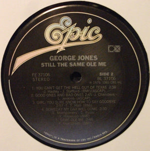 George Jones (2) : Still The Same Ole Me (LP, Album, Ter)