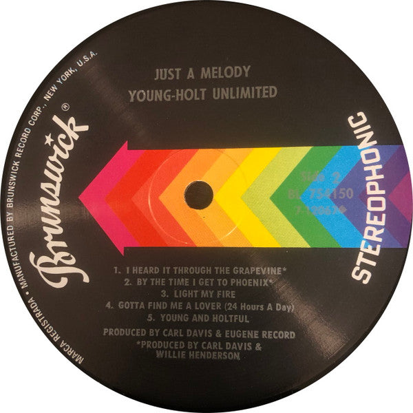 Young-Holt Unlimited* : Just A Melody (LP, Album, Pin)