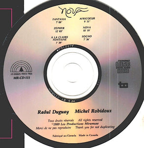 Raôul Duguay & Michel Robidoux : Nova (CD, Album)