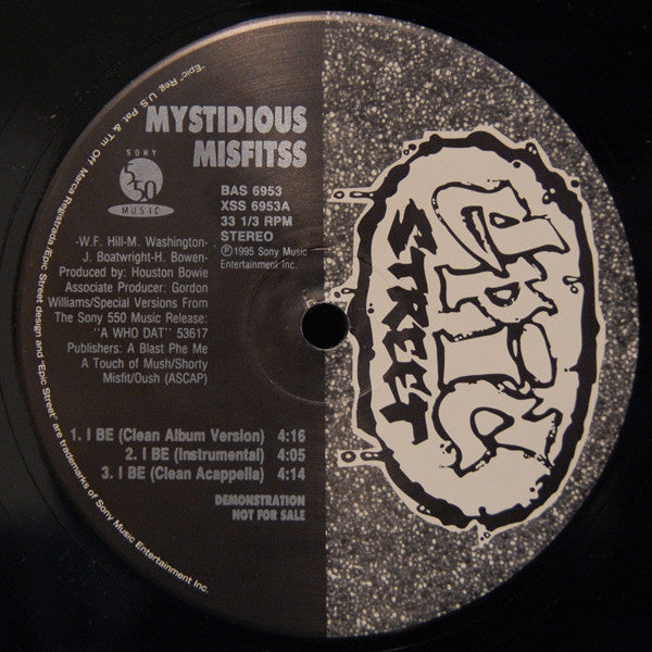 Mystidious Misfitss : I Be (12", Promo)