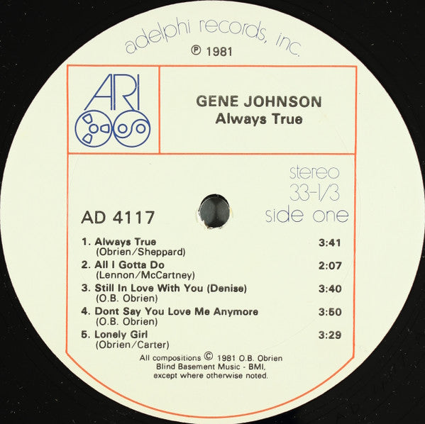 Gene Johnson (4) : Always True (LP)