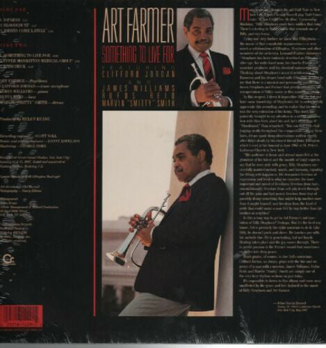 Art Farmer : Something To Live For - The Music Of Billy Strayhorn (LP, Album)