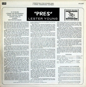 Lester Young : Pres (LP, Album)