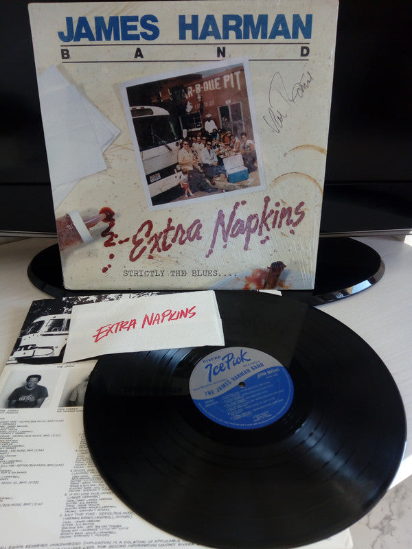 James Harman Band* : Extra Napkins - Strictly The Blues... Vol. 1 (LP, Album)