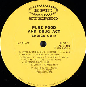 Pure Food And Drug Act : Choice Cuts (LP, Album)