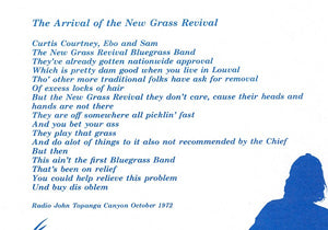 New Grass Revival : New Grass Revival (LP, Album, Whi)