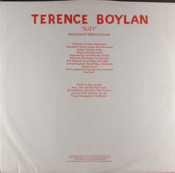 Terence Boylan : Suzy (LP, Album, Promo, SP )