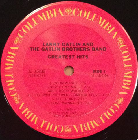 Larry Gatlin And The Gatlin Brothers Band* : Greatest Hits (LP, Comp, Ter)