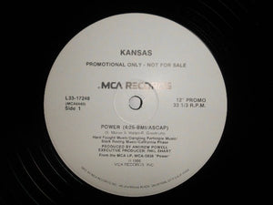 Kansas (2) : Power (12", Promo)