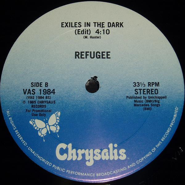 Refugee : Exiles In The Dark (12", Promo)