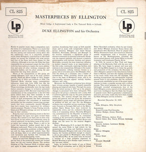 Duke Ellington And His Orchestra : Masterpieces By Ellington In Uncut Concert Arrangements (LP, Album, Mono, RE, Hol)
