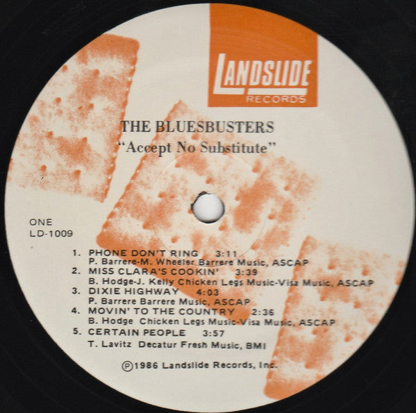 The Bluesbusters (2) : Accept No Substitute (LP, Album)