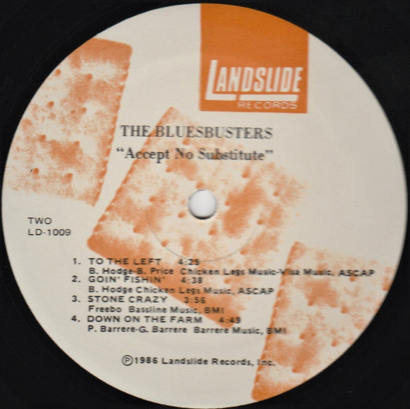 The Bluesbusters (2) : Accept No Substitute (LP, Album)