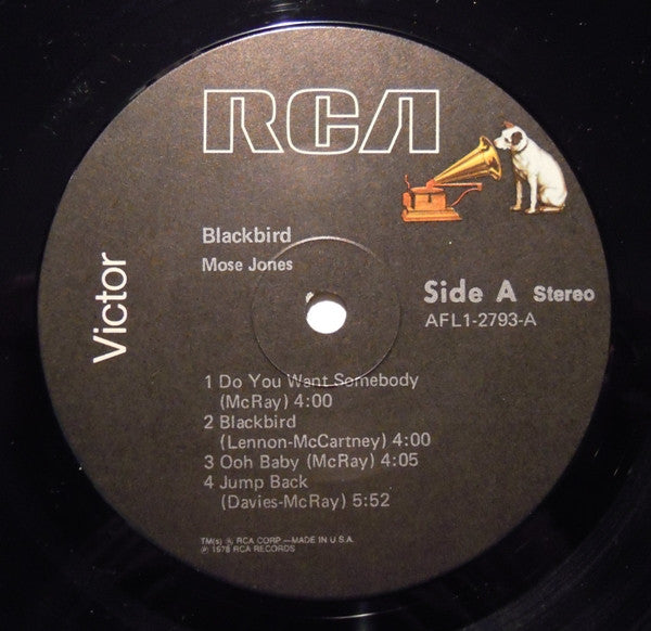 Mose Jones : Blackbird (LP, Album)