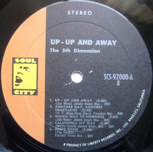 The 5th Dimension* : Up, Up And Away (LP, Album, Res)