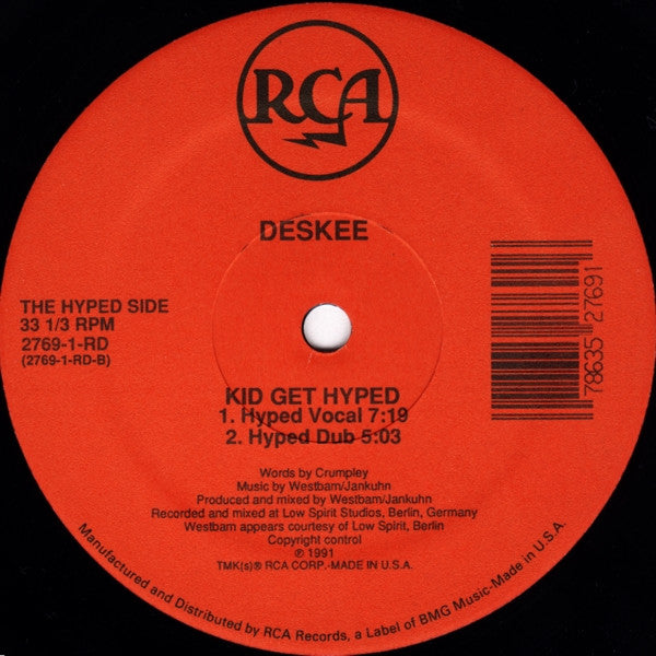 Deskee : Kid Get Hyped (12")