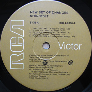 Stonebolt : New Set Of Changes (LP, Album)