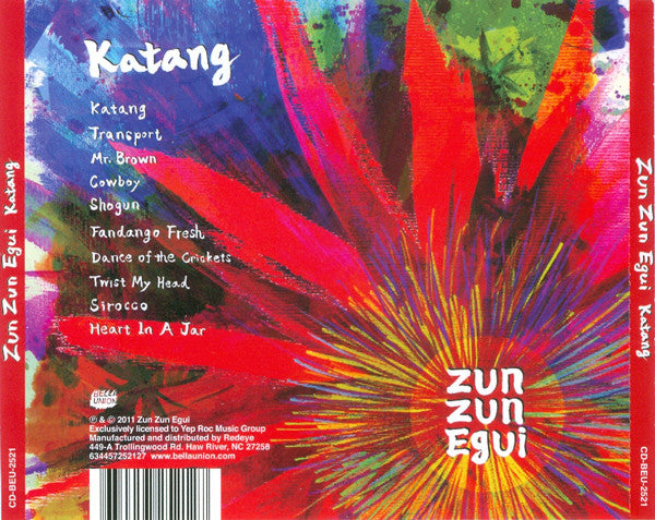 Zun Zun Egui : Katang (CD, Album)