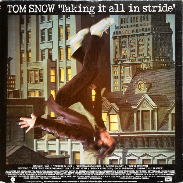 Tom Snow : Taking It All In Stride (LP, Album, Los)