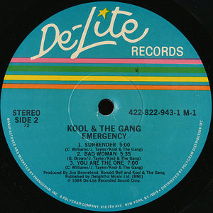 Kool & The Gang : Emergency (LP, Album, 72)