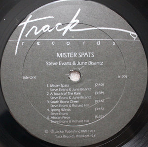 Steve Evans (12) / June Bisantz : Mister Spats (LP, Album)