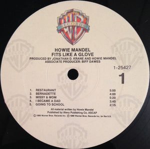 Howie Mandel : Fits Like A Glove (LP, Album, Spe)
