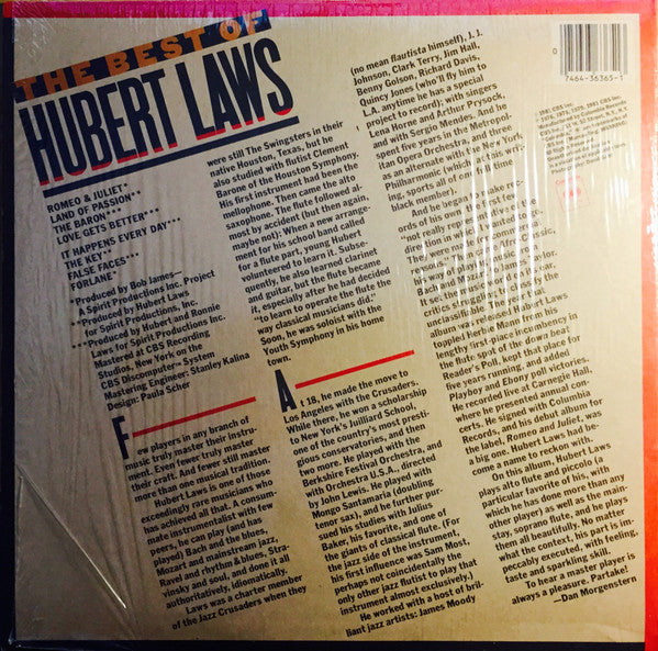 Hubert Laws : The Best Of (LP, Comp)