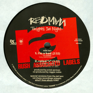 Redman : Tonight's Da Night (12")