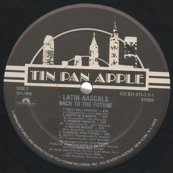 Latin Rascals* : Bach To The Future (LP, Album)