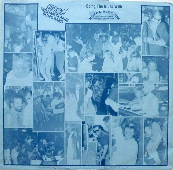 The William Clarke Blues Band* : Rockin' The Boat (LP, Album)
