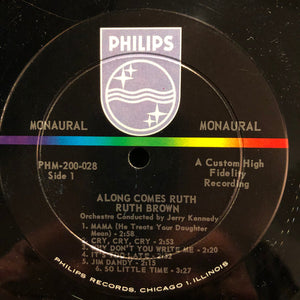 Ruth Brown : Along Comes Ruth (LP, Mono)