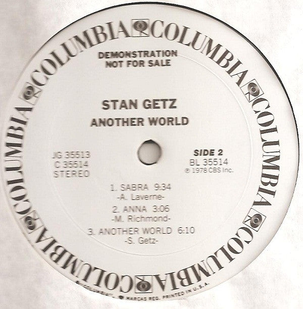 Stan Getz : Another World (2xLP, Album, Promo)