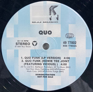 Quo : Quo Funk (12", Single)