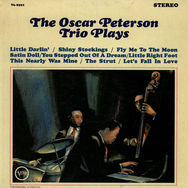 The Oscar Peterson Trio : The Oscar Peterson Trio Plays (LP, Album, MGM)