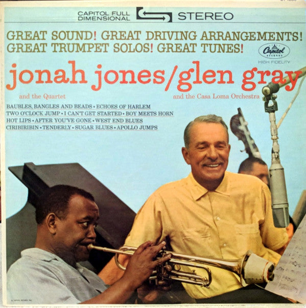 Jonah Jones And The Quartet* / Glen Gray And The Casa Loma Orchestra* : Jonah Jones Quartet / Glen Gray Casa Loma Orchestra (LP, Album)