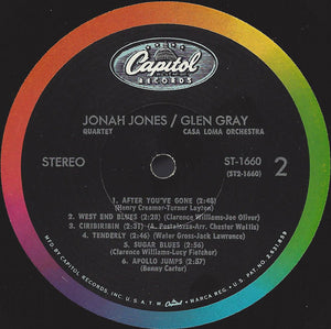 Jonah Jones And The Quartet* / Glen Gray And The Casa Loma Orchestra* : Jonah Jones Quartet / Glen Gray Casa Loma Orchestra (LP, Album)