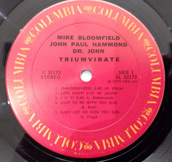 Bloomfield* / Hammond* / Dr. John : Triumvirate (LP, Album)