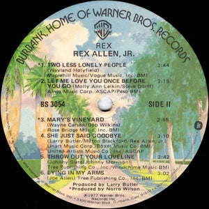 Rex Allen Jr. : Rex (LP)