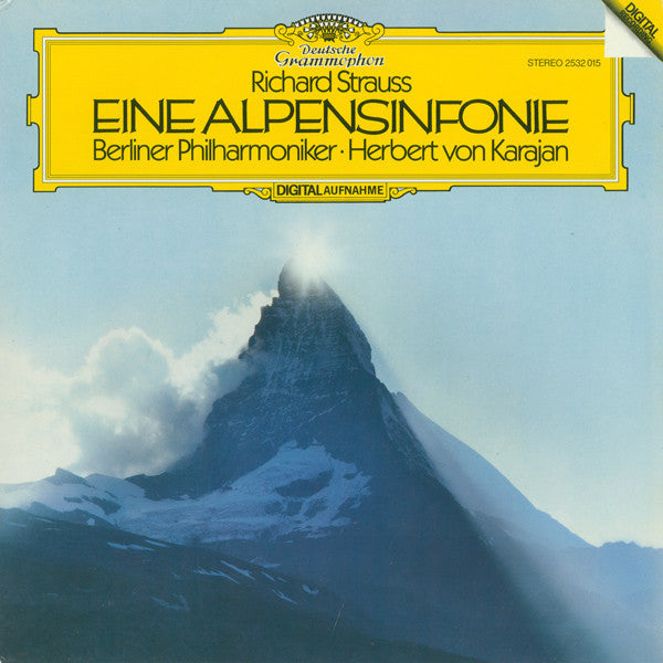 Richard Strauss, Berliner Philharmoniker · Herbert von Karajan : Eine Alpensinfonie (LP)