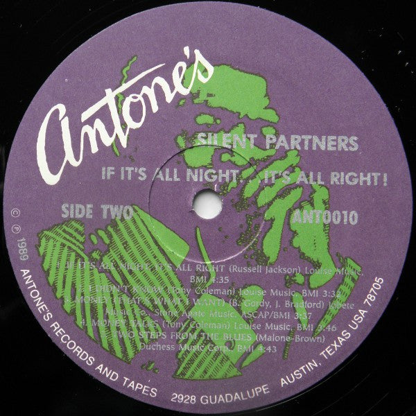 Silent Partners (2) : If It's All Night, It's Allright (LP, Album)