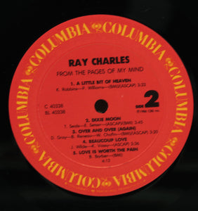Ray Charles : From The Pages Of My Mind (LP, Album)