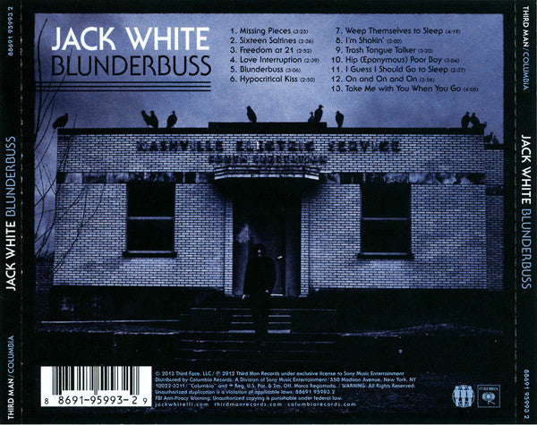 Jack White (2) : Blunderbuss (CD, Album)