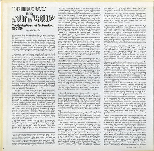 Various : The Music Goes Round And Around - The Golden Years Of Tin Pan Alley: 1930-1939 (LP, Comp, Mono)